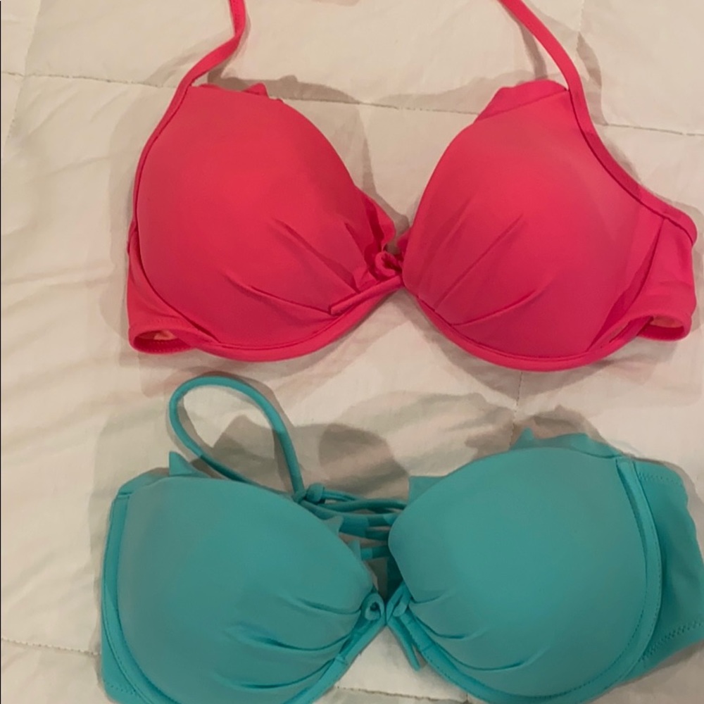 Set of (2) Like NEW Victoria’s Secret swim tops